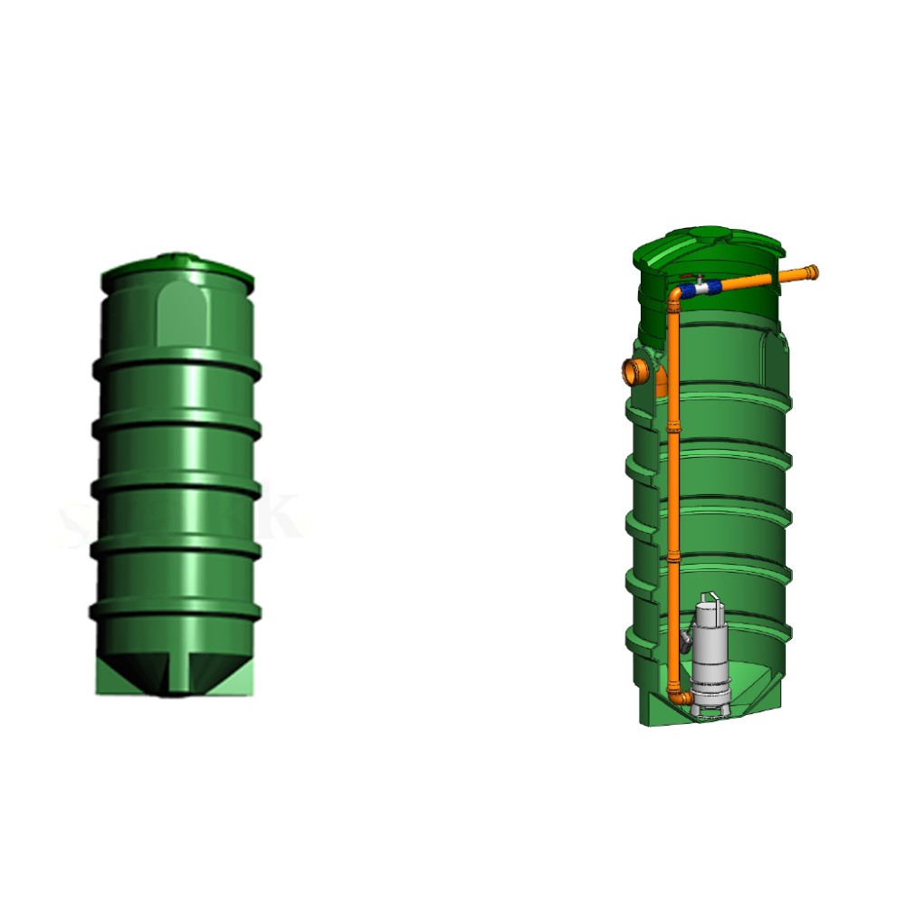 Studnia przepompowa - przepompownia PP 700 - 1820