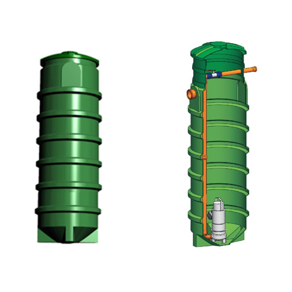 Studnia przepompowa - przepompownia PP 700 - 2090