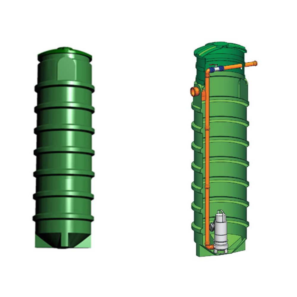 Studnia przepompowa - przepompownia PP 700 - 2360