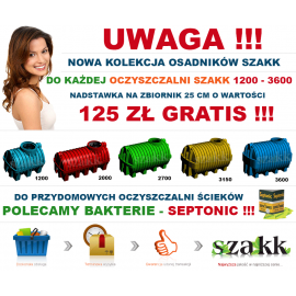 Osadnik SZAKK 3800l zbiornik na szambo wodę deszczówkę