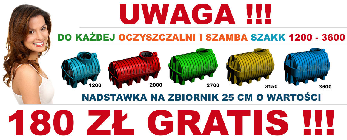 Darmowa nadstawka do przydomowych oczyszczalni ścieków SZAKK