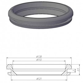 Uszczelka wlotowa MA 121 DN 110